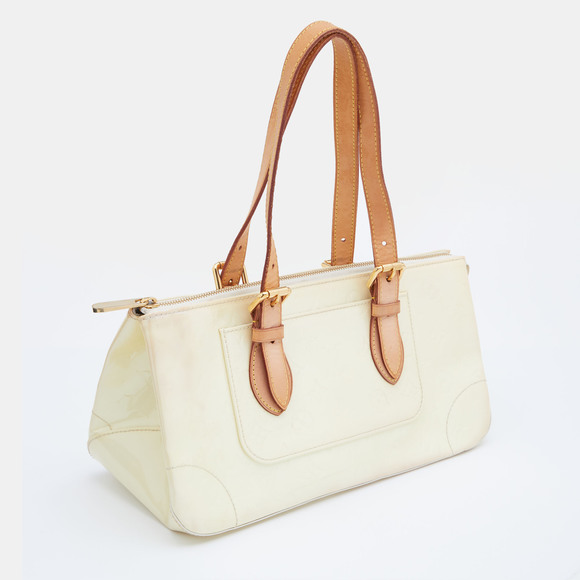 LOUIS VUITTON Lime Monogram Vernis Rosewood Avenue Bag - Picture 3 of 8